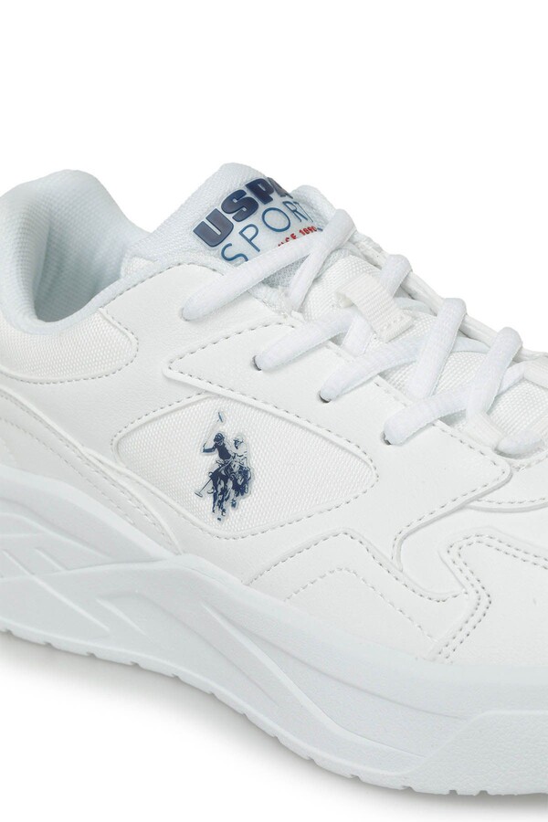 U.S. Polo Assn. MARTHA 4FX Beyaz Kadın Sneaker - Thumbnail